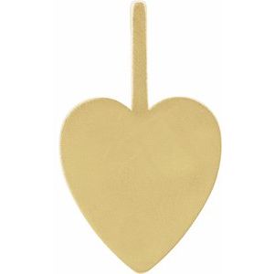 Engravable Heart Charm/Pendant