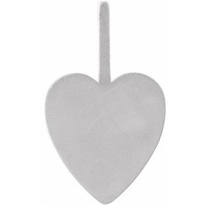Engravable Heart Charm/Pendant