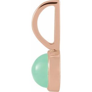 Natural Chrysoprase Charm/Pendant