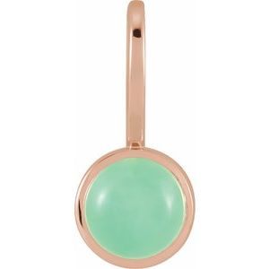 Natural Chrysoprase Charm/Pendant