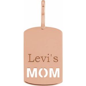 Engravable Mom Charm/Pendant