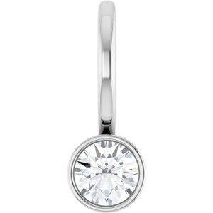 1/6 CTW Natural Diamond Charm/Pendant