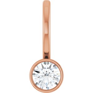 1/6 CTW Natural Diamond Charm/Pendant