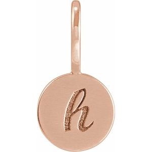 Engravable Disc Charm/Pendant
