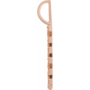 1/10 CTW Natural Diamond Mama Charm/Pendant