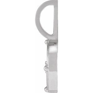 .015 CT Natural Diamond Air Element Charm/Pendant