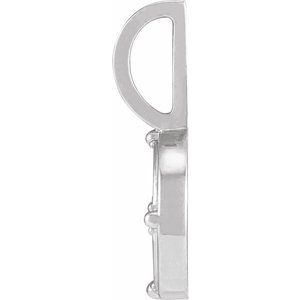 .015 CT Natural Diamond Fire Element Charm/Pendant