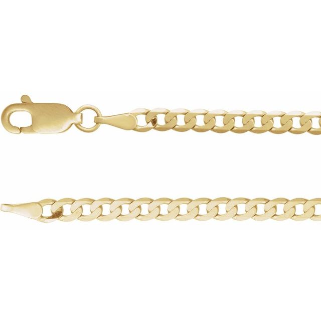 Bezel Set Diamond Curb Bracelet