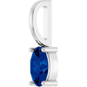 5x3 mm Natural Blue Sapphire Charm/Pendant