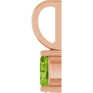 5x3 mm Natural Peridot Charm/Pendant
