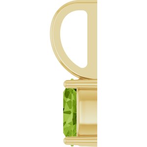 5x3 mm Natural Peridot Charm/Pendant