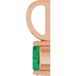 5x3 mm Natural Emerald Charm/Pendant