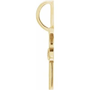 .03 CT Natural Diamond Vote Charm/Pendant