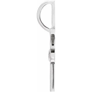 .03 CT Natural Diamond Vote Charm/Pendant