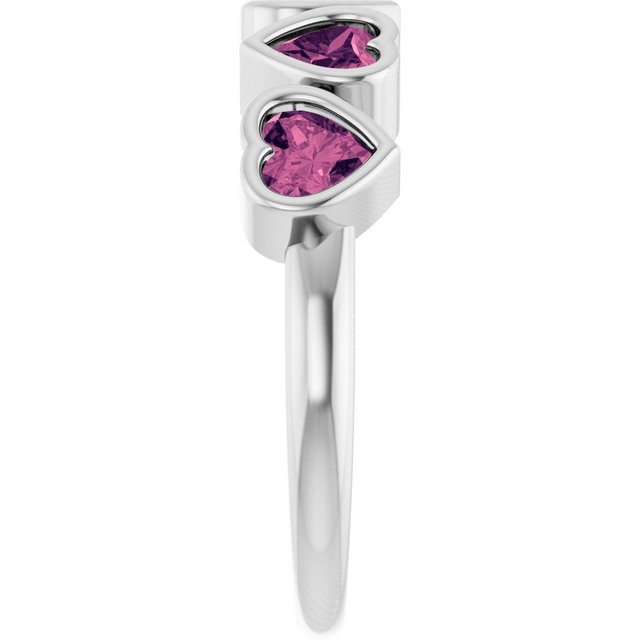 14K Yellow Natural Pink Tourmaline Ring