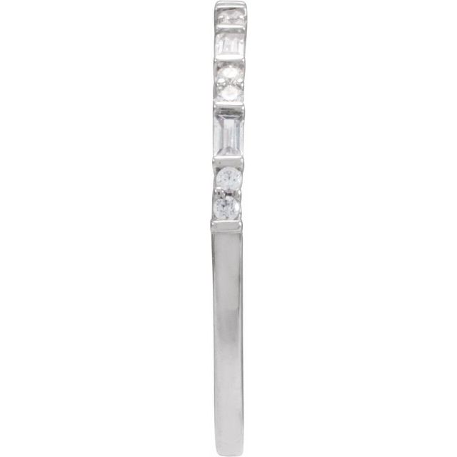 14K Yellow 1/5 CTW Natural Diamond Stackable Ring