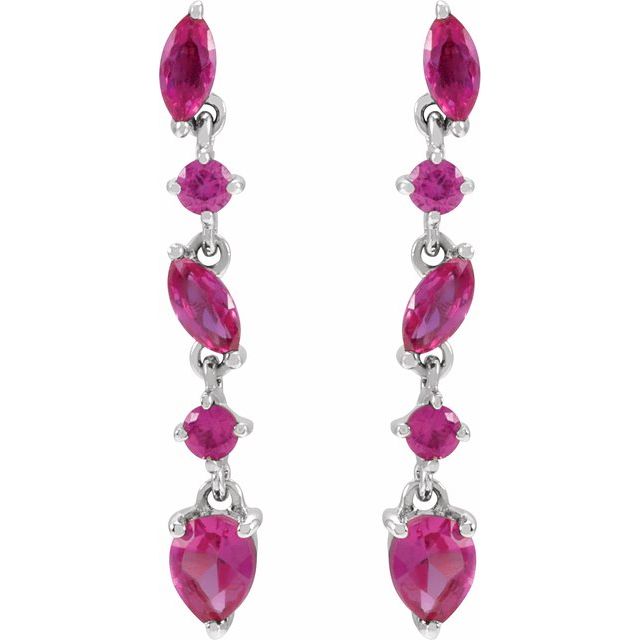 Natural Ruby Earrings