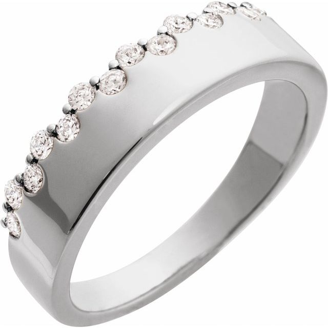 14K Yellow 1/3 CTW Natural Diamond Ring