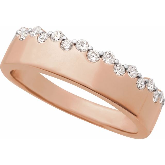 14K Yellow 1/3 CTW Natural Diamond Ring