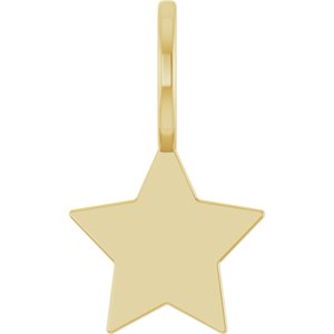 Engravable Star Charm/Pendant