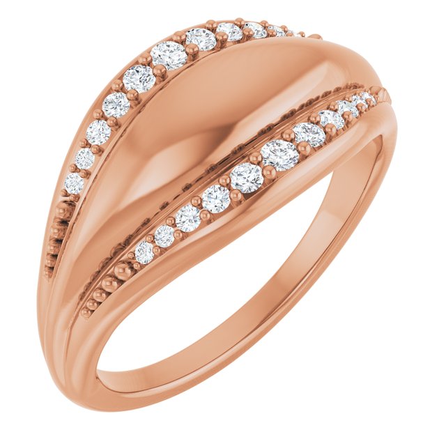 14K Yellow 1/5 CTW Natural Diamond Ring