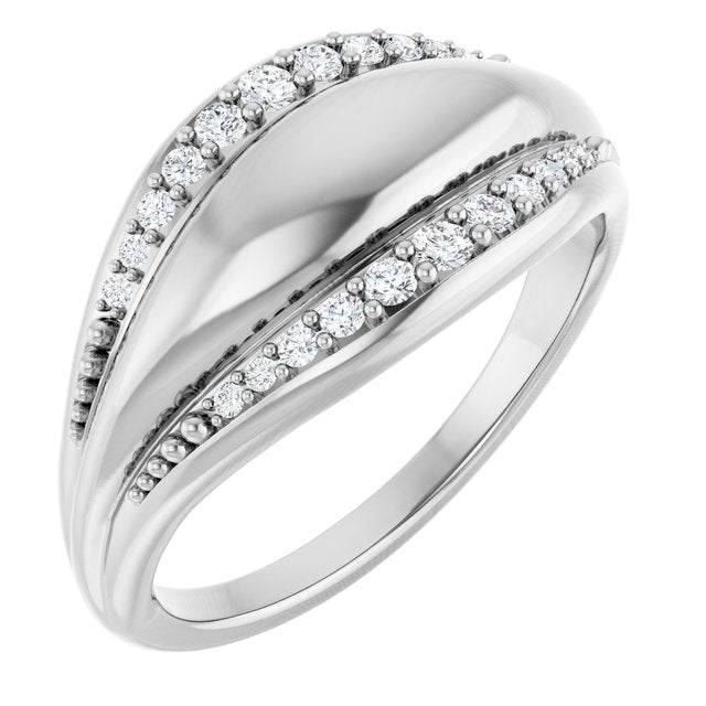 14K Yellow 1/5 CTW Natural Diamond Ring