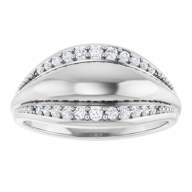 14K Yellow 1/5 CTW Natural Diamond Ring