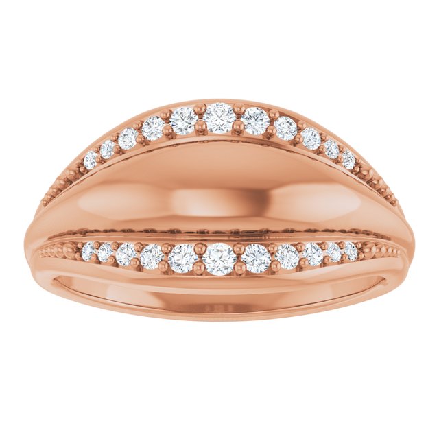 14K Yellow 1/5 CTW Natural Diamond Ring