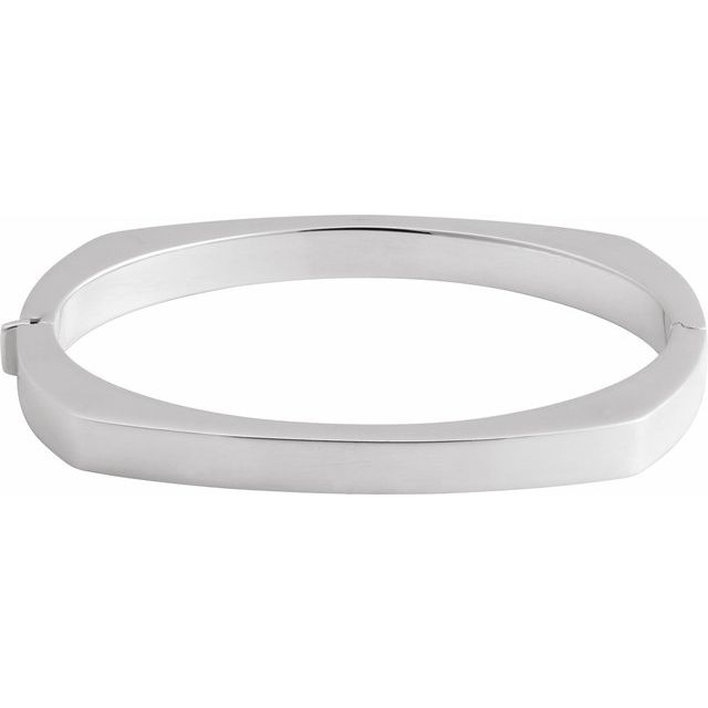 14K Yellow 6 mm Bangle 6 1/2" Bracelet