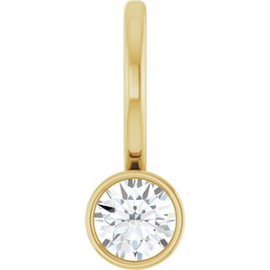 1/6 CTW Natural Diamond Charm/Pendant