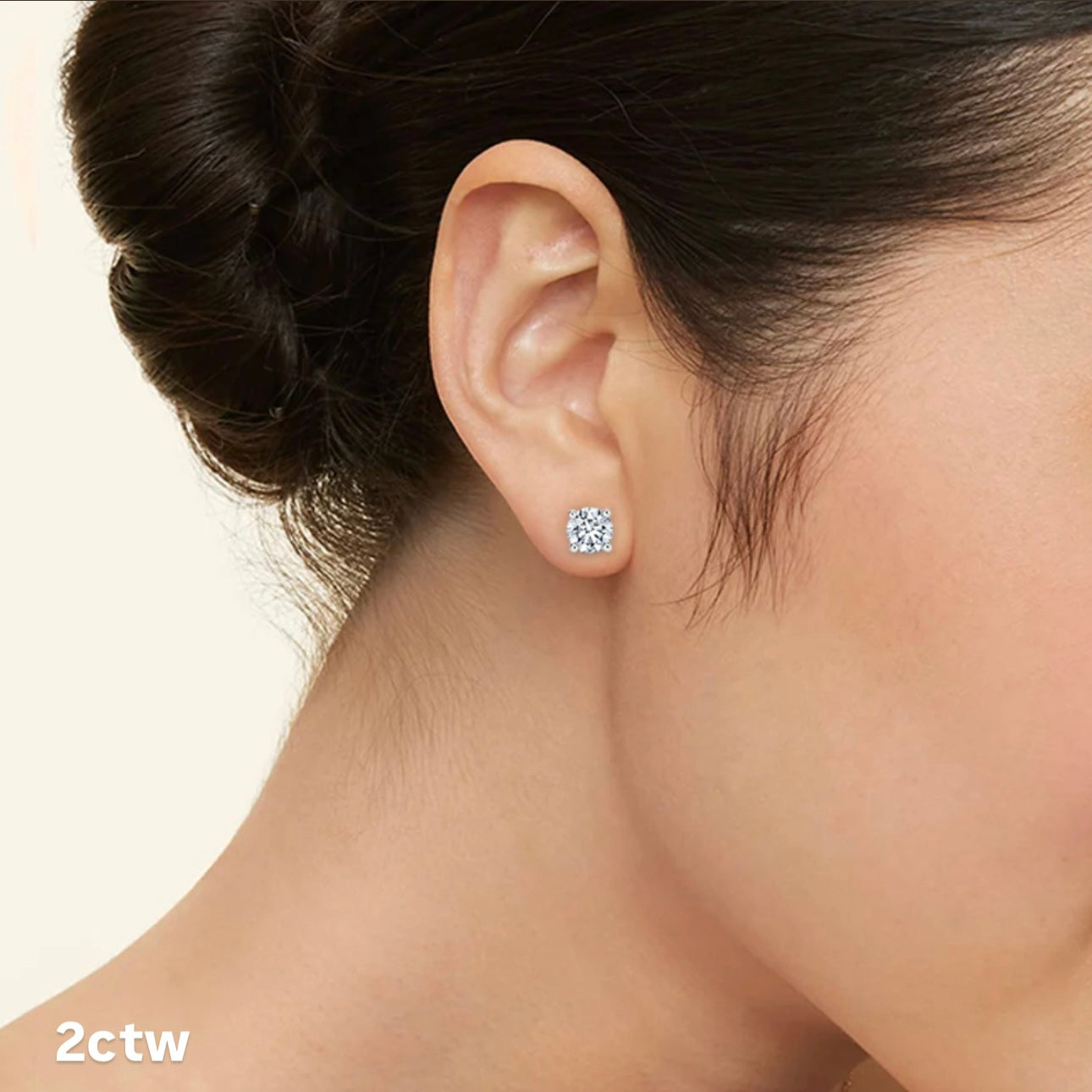 Lab Grown Diamond Studs in 14kt Gold