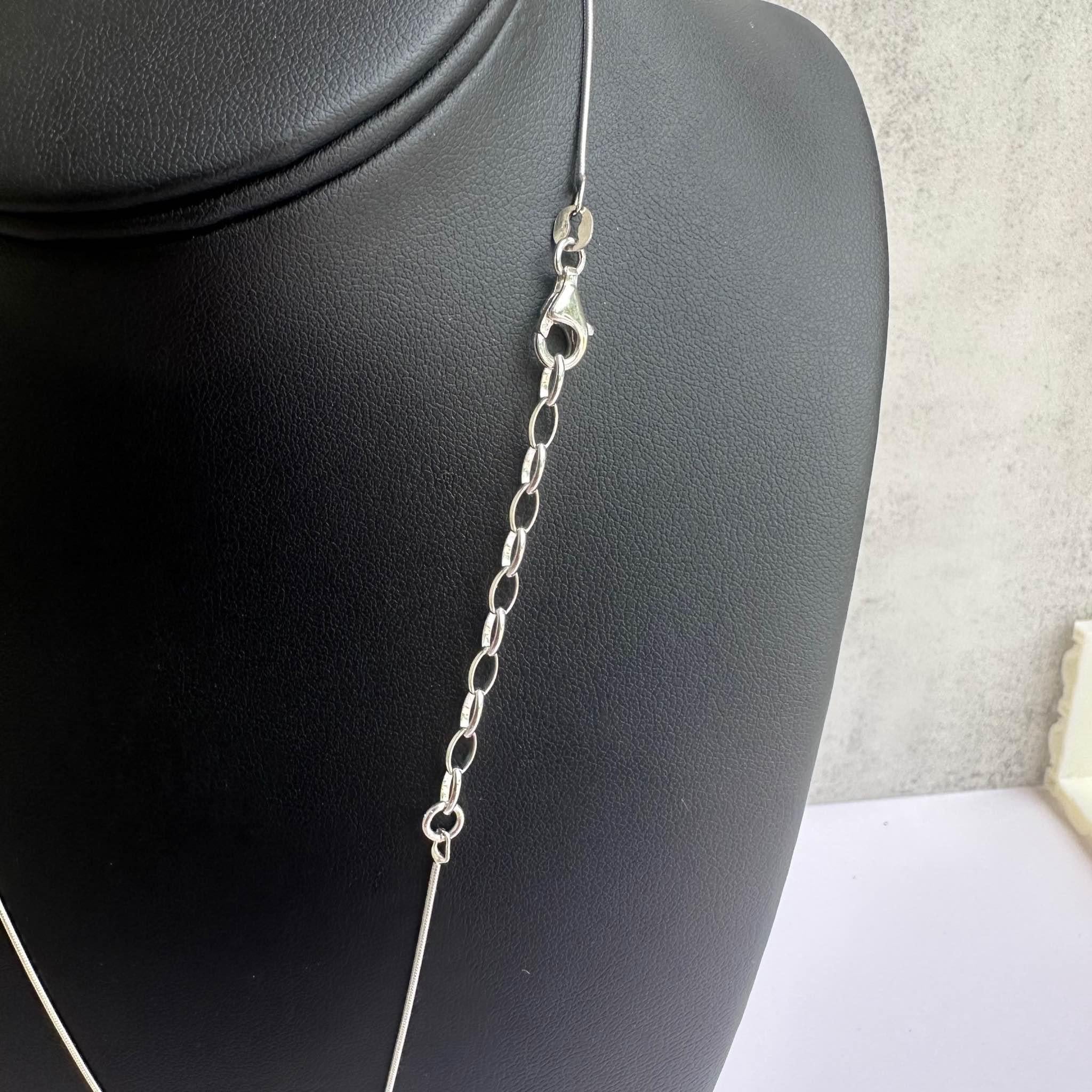 Frederic Duclos Necklace Sterling Silver Gold Accent Adjustable 18 to 20in
