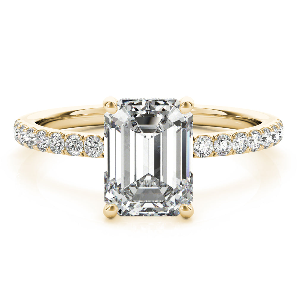 Hidden Halo with Pave Band