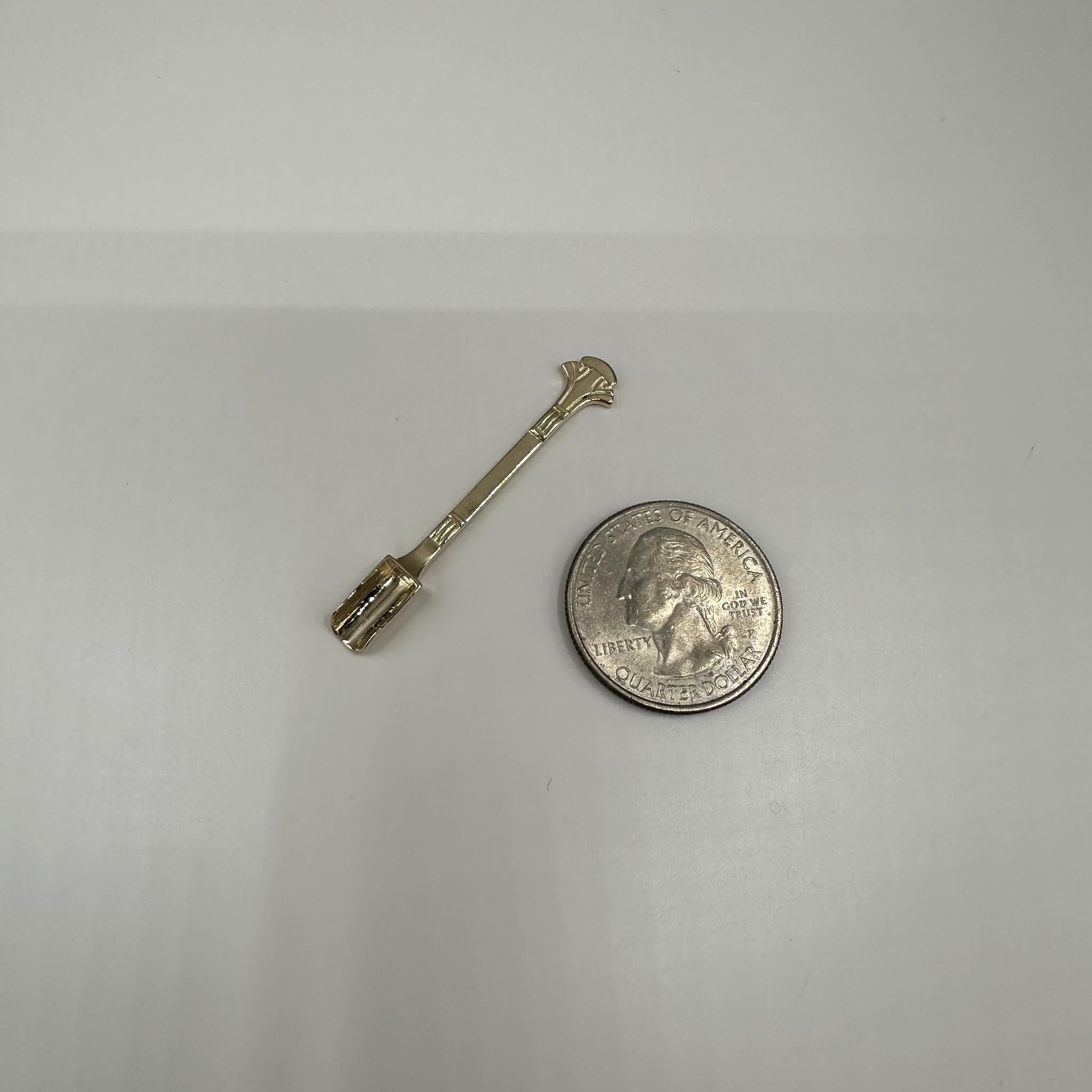 14kt Solid Yellow Gold Spoon – 2.7g, New