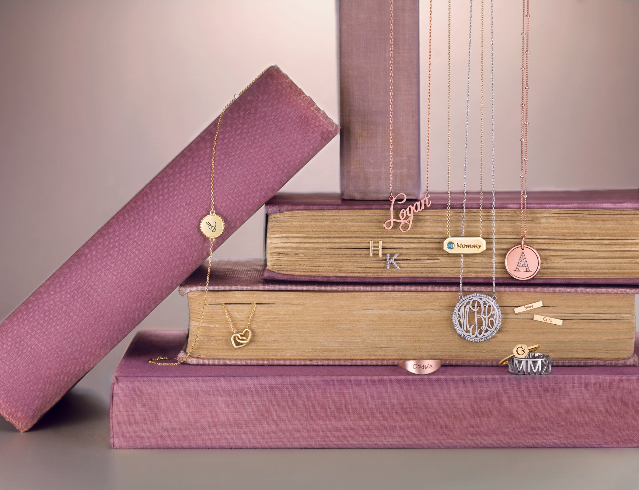 Pierced Roman Numeral Date Ring