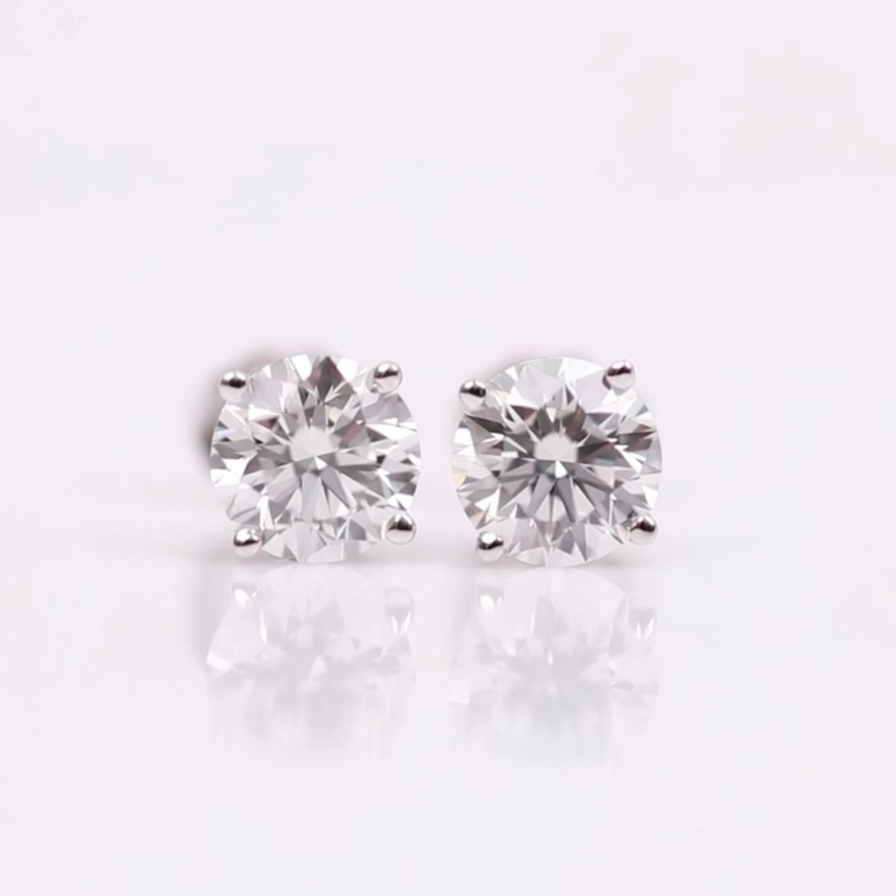 Lab Grown Diamond Studs in 14kt Gold