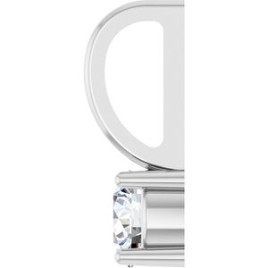 1/4 CTW Natural Diamond Solitaire Charm/Pendant