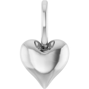 Puffed Heart Charm/Pendant