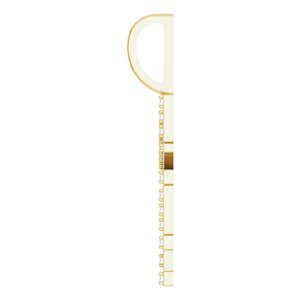 1/8 CTW Natural Diamond "Faith" Charm/Pendant