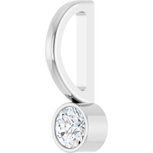 1/10 CT Natural Diamond Charm/Pendant