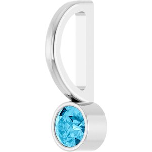 Natural Aquamarine Charm/Pendant