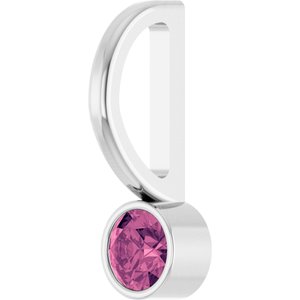 Natural Pink Tourmaline Charm/Pendant