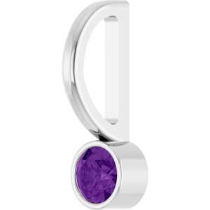 Natural Amethyst Charm/Pendant