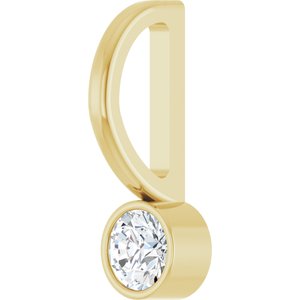 1/10 CT Natural Diamond Charm/Pendant