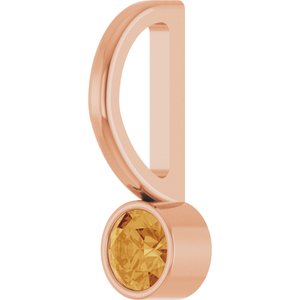 Natural Citrine Charm/Pendant