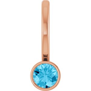 Natural Aquamarine Charm/Pendant
