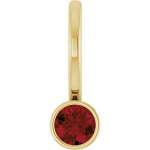 Natural Mozambique Garnet Pendant/Charm
