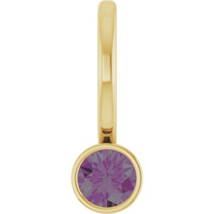 Lab-Grown Alexandrite Charm/Pendant