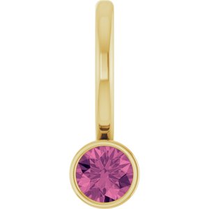 Natural Pink Tourmaline Charm/Pendant
