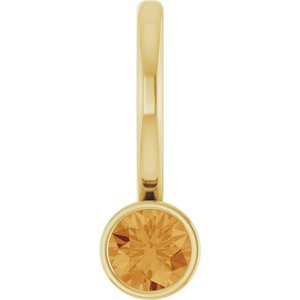 Natural Citrine Charm/Pendant
